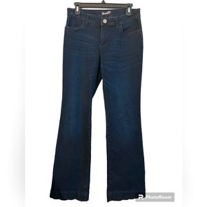 Wrangler women’s size 7/8x34 retro mar mid-rise flare jeans